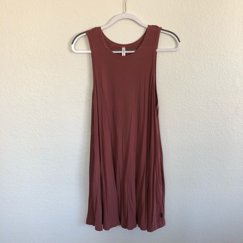 Burnt Red Pocket Dress